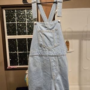 Light Blue Denim Overalls